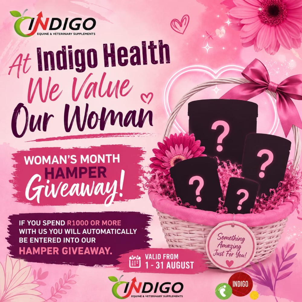 At Indiog Health, we value our woman. If you spend R1000 or more with us, you will automatically be entered into our hamper giveaway. Valid from 1 - 31 August 2026